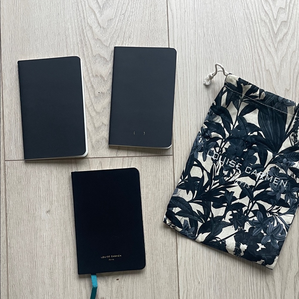 Louise Carmen Pocket Small Refills & Undated Planner Inserts Notebooks Dust Bag
